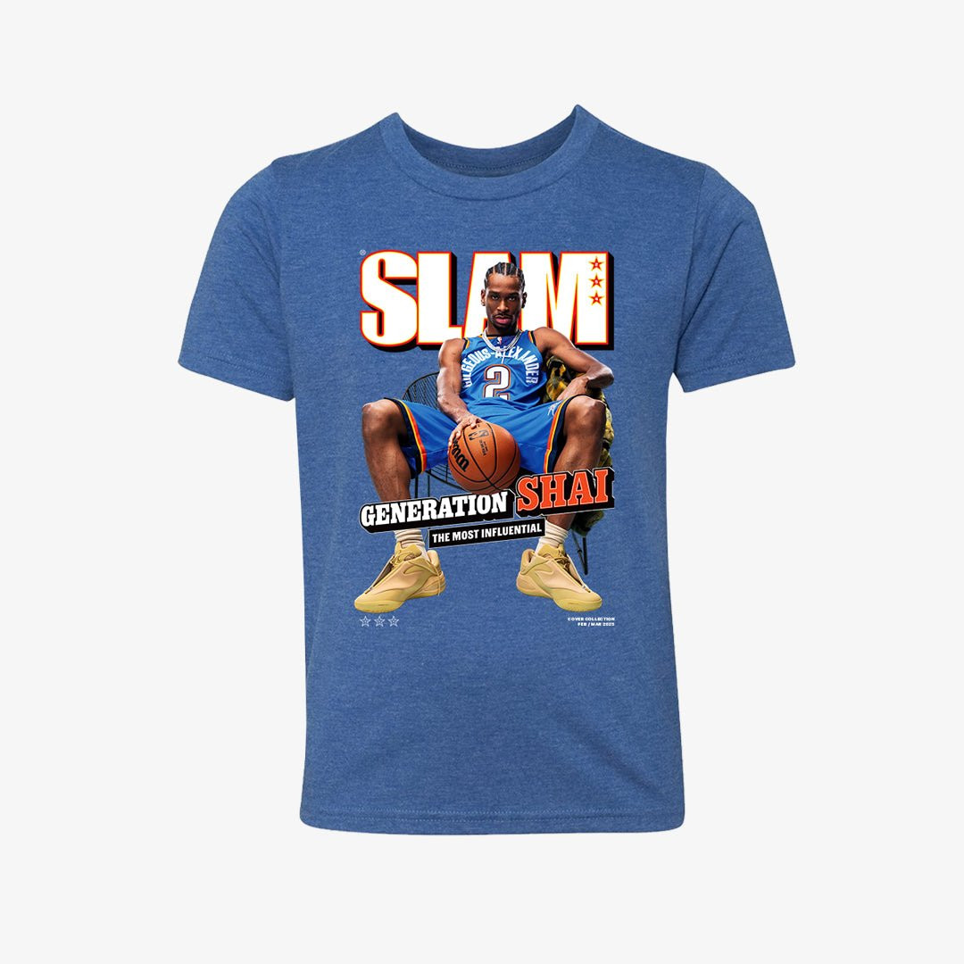 SLAM Cover Shai Gilgeous Alexander Basketball T-Shirt Generation Shai Shirt Fan Gift Idea