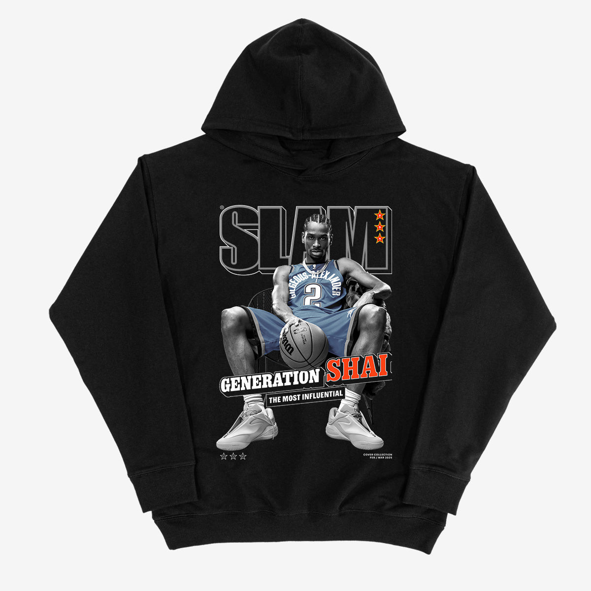 SLAM Cover Shai Gilgeous Alexander Hoodie Basketball Apparel Great Gift For Huge Fans