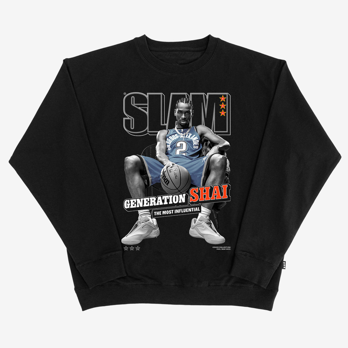 SLAM Cover Shai Gilgeous Alexander Sweatshirt Shai Gilgeous Alexander Apparel Present For Wife