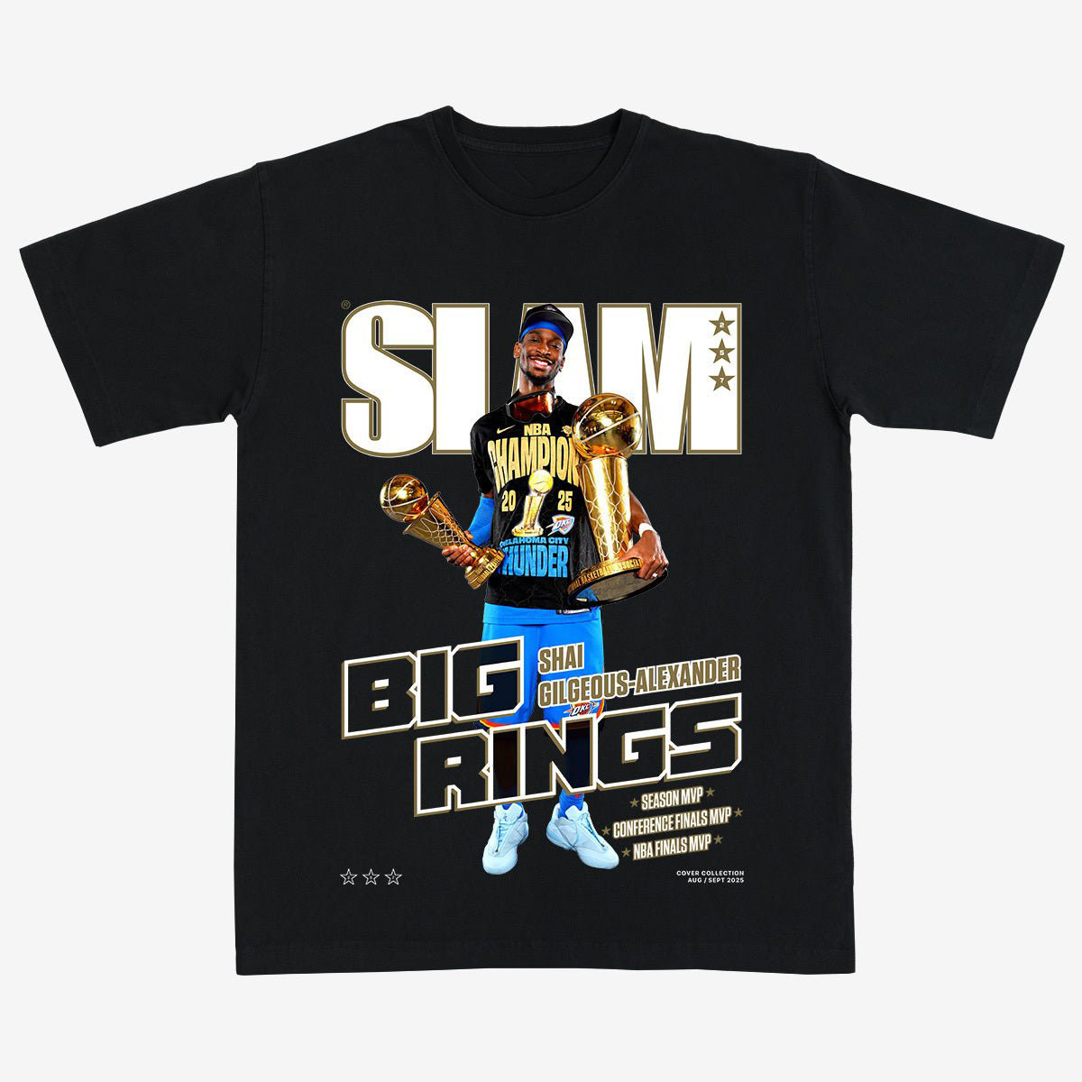 SLAM Cover Shai Gilgeous Alexander T-Shirt 90s NBA Vintage Aesthetic Shirt Basketball Gear