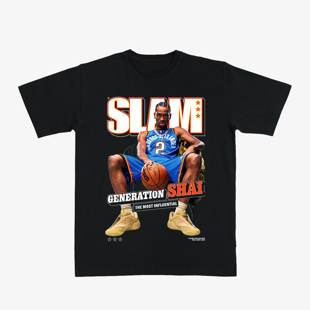 SLAM Cover Shai Gilgeous Alexander T-Shirt Basketball Merch Fan Gift For Boyfriend