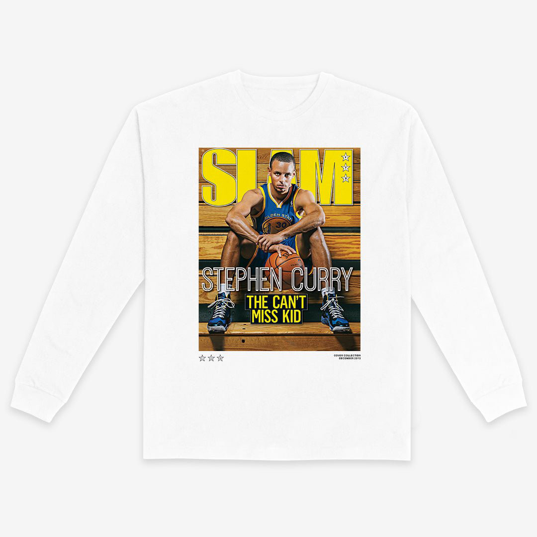 SLAM Cover Stephen Curry Basketball Long Sleeve Shirt Stephen Curry Apparel Fans Gear