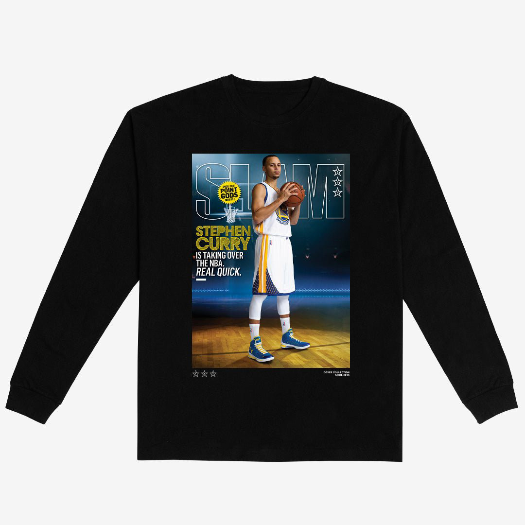 SLAM Cover Stephen Curry Long Sleeve Shirt Basketball Apparel Stephen Curry Lover Gift