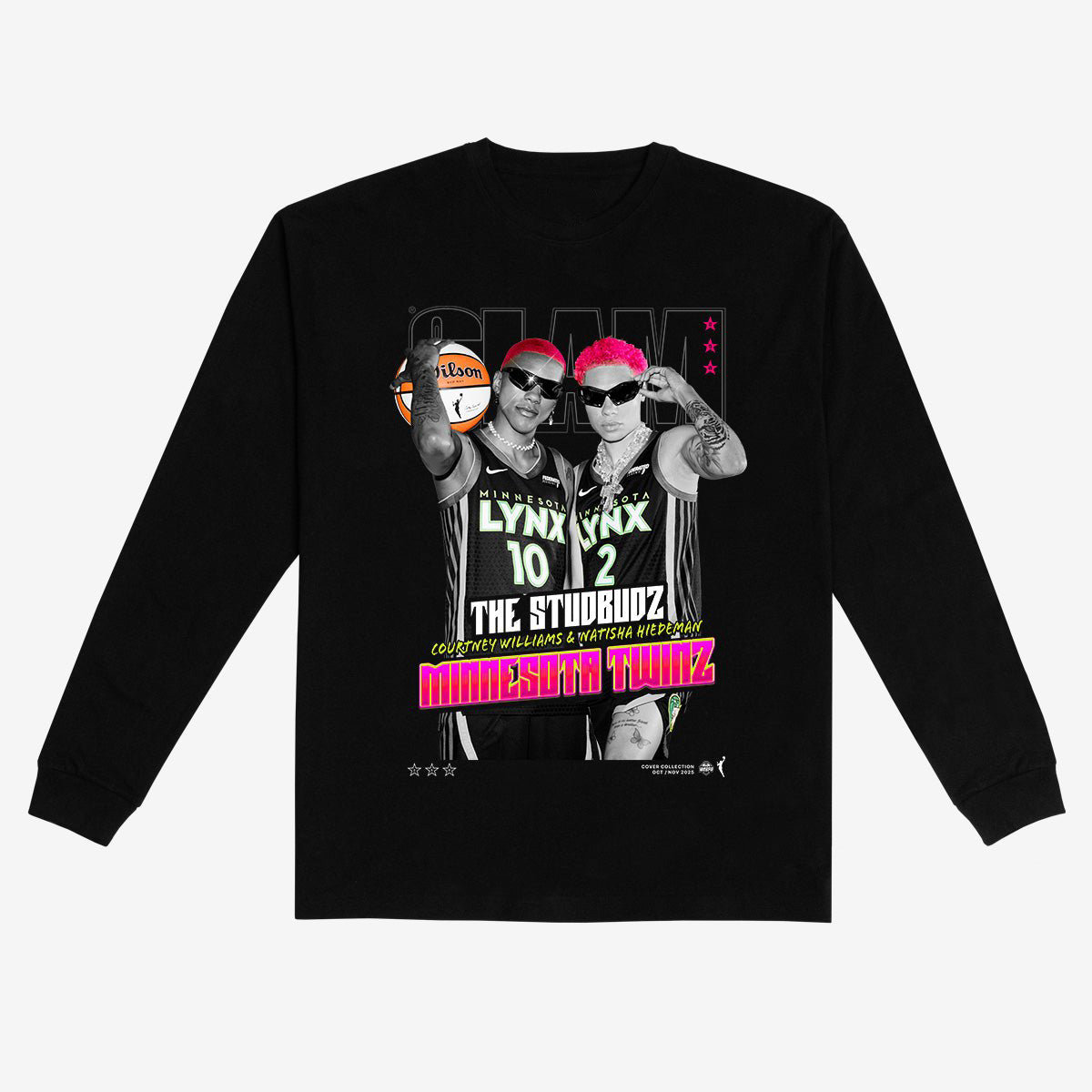 SLAM Cover The Studbudz Basketball Long Sleeve Shirt 90s NBA Vintage Aesthetic Apparel