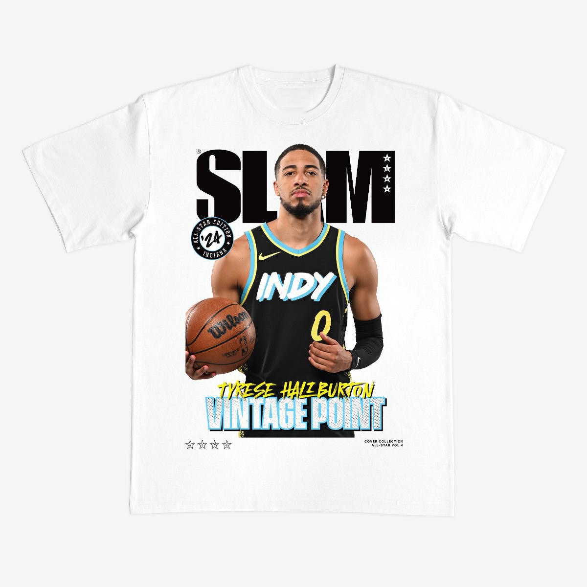 SLAM Cover Tyrese Haliburton T-Shirt Basketball Lover Shirt Tyrese Haliburton Fan Present