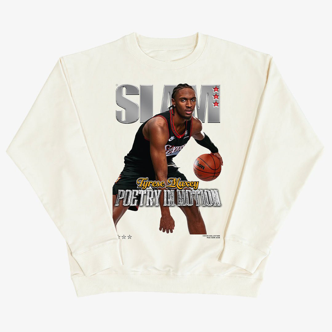 SLAM Cover Tyrese Maxey Basketball Sweatshirt Game Day Merch Basketball Lover Present