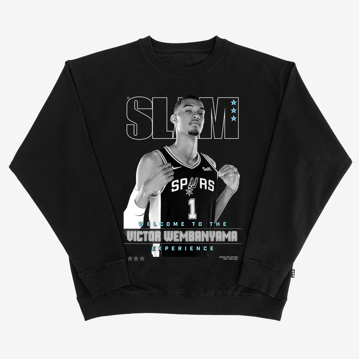 SLAM Cover Victor Wembanyama Basketball Sweatshirt Game Day Clothing Basketball Gift For Victor Wembanyama Fans