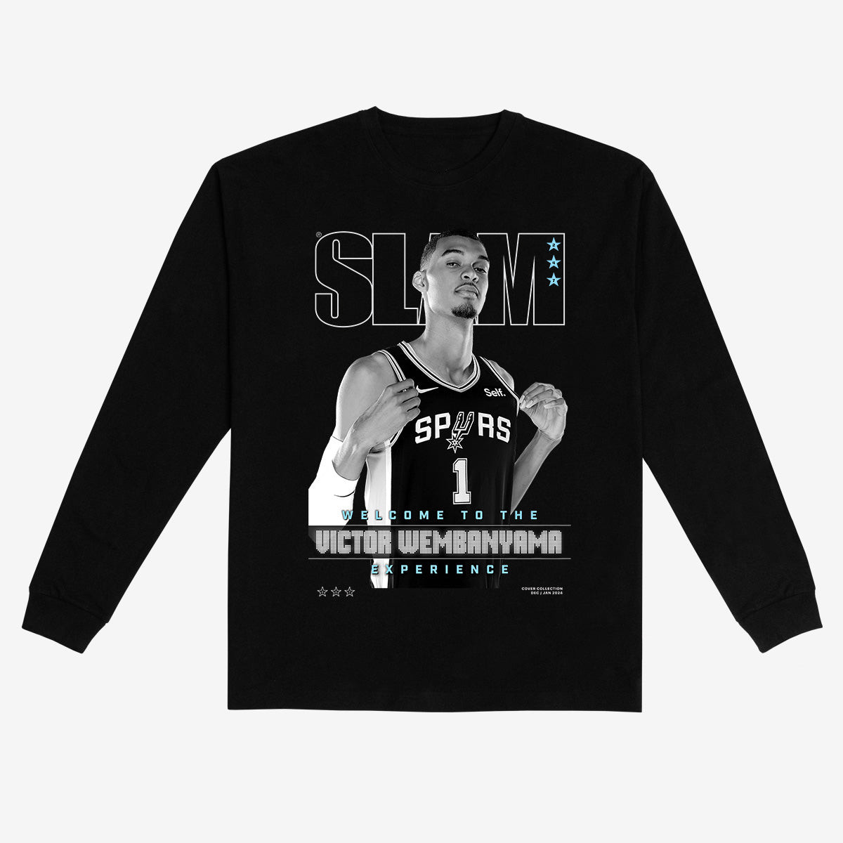 SLAM Cover Victor Wembanyama Long Sleeve Shirt Victor Wembanyama Apparel Basketball Gear