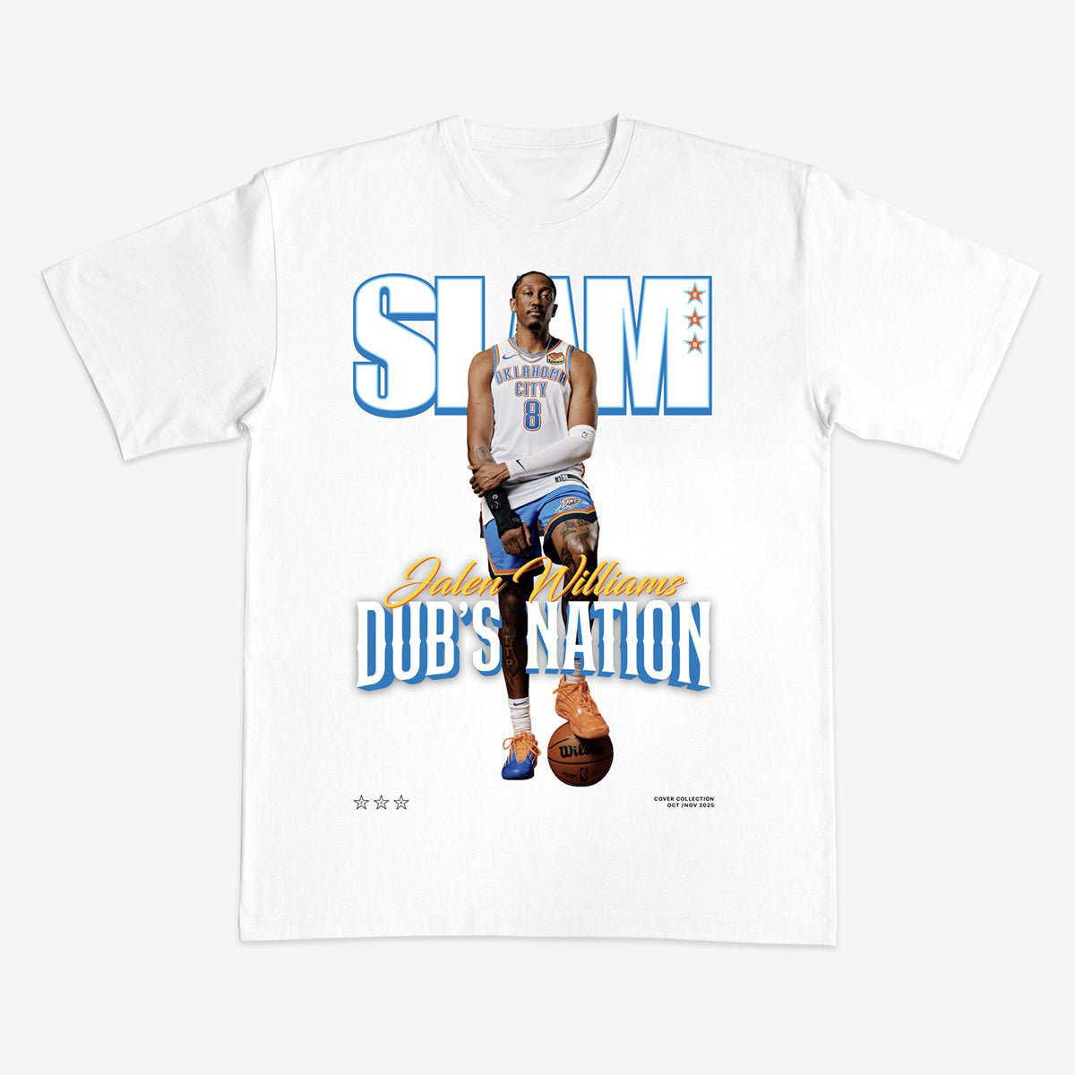 SLAM Digital Cover Jalen Williams T-Shirt Game Day Shirt Best Gift For Jalen Williams Lovers