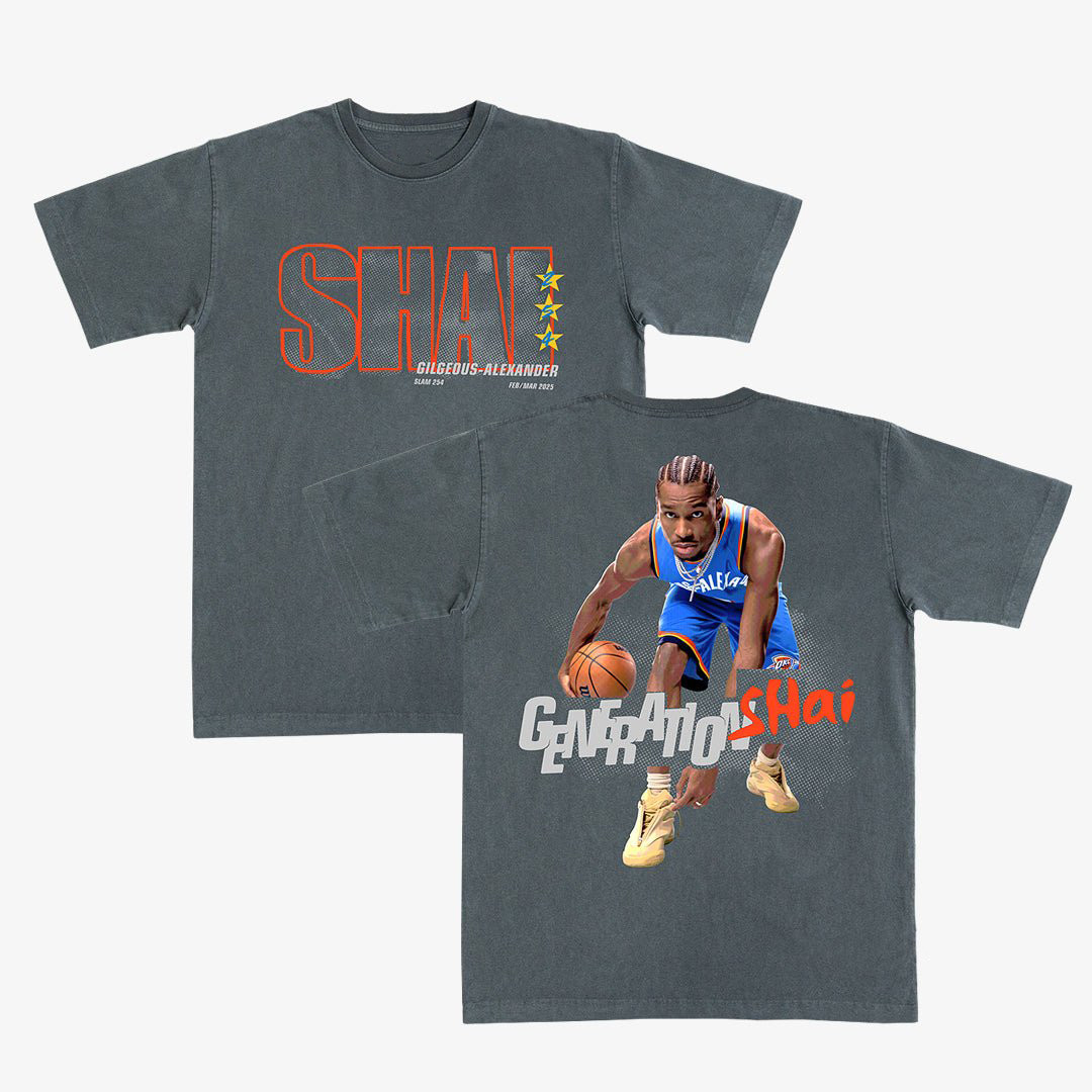 SLAM Generation Shai Remix Basketball T-Shirt Game Day Clothing Shai Fans Gift For Boyfriend