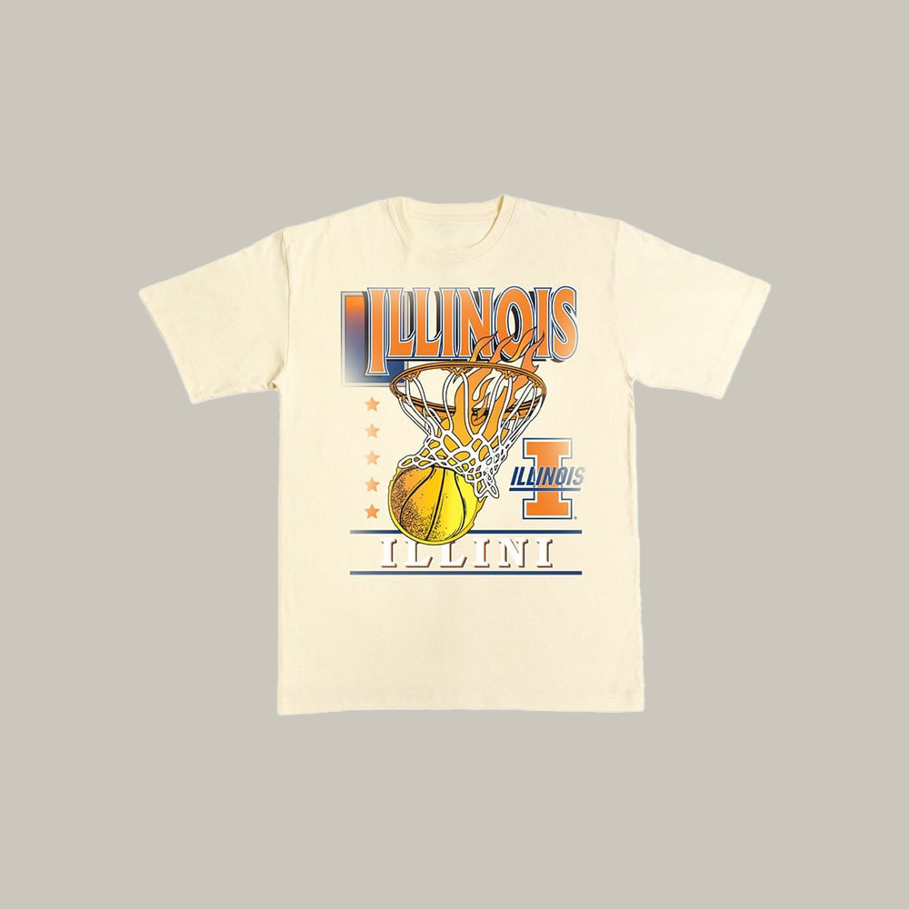 SLAM Illinois Fighting Illini Basketball T-Shirt Illinois 2026 March Madness Merch Great Gift For Fans