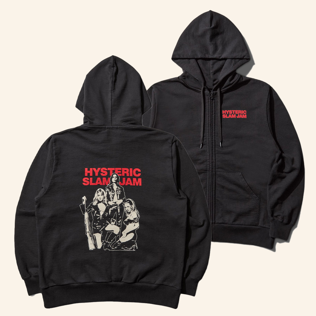 Slam Jam Merch Slam Jam Hysteric Angels Zip Hoodie Gifts Ideas For Besties