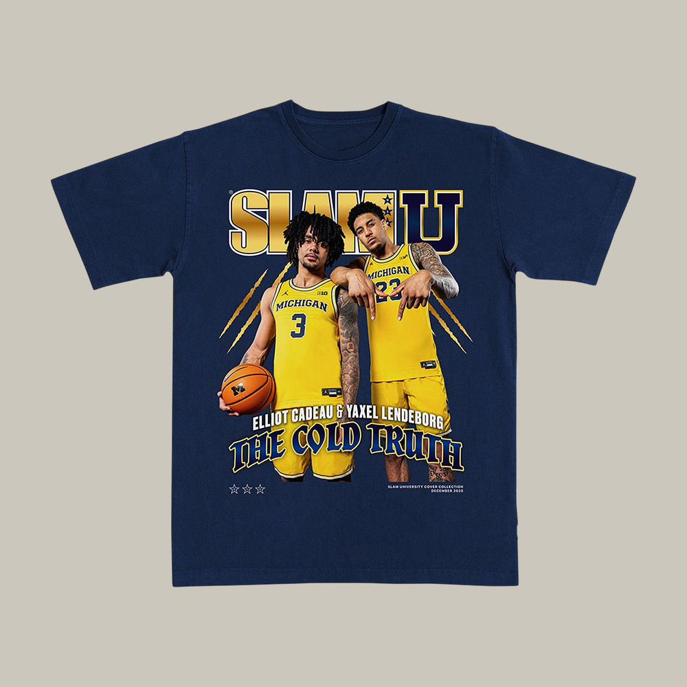 SLAM Lendeborg & Cadeau 2026 Basketball Final Four T-Shirt Basketball Clothes Good Gift For Fans