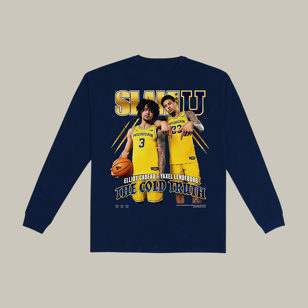 SLAM Lendeborg And Cadeau Long Sleeve Shirt 2026 Basketball Final Four Apparel Fans Gear