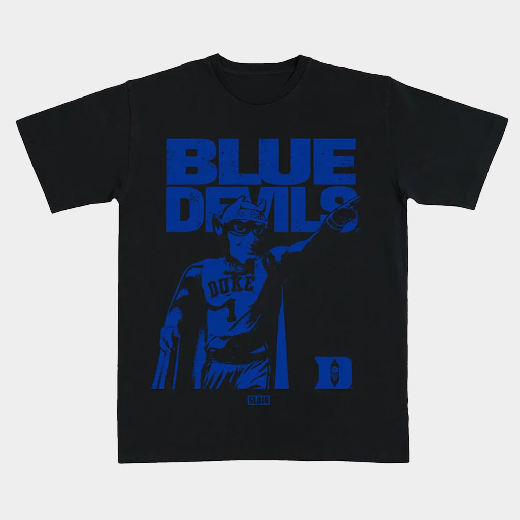 Slamgoods Merch Duke Mascot Mode T-Shirt Blue Devils Shirt Gift Ideas For Him-1