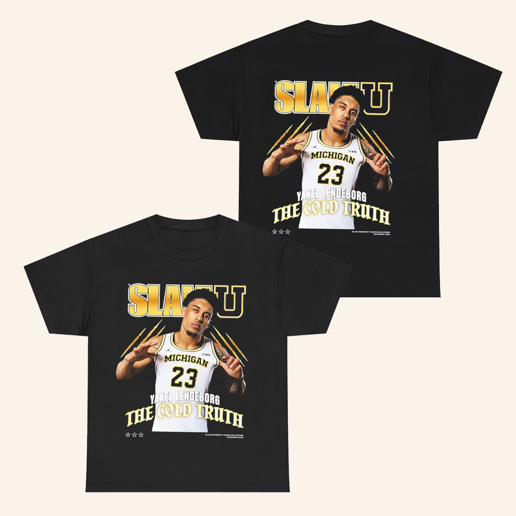 SLAMU Yaxel Lendeborg The Cold Truth T-Shirt Michigan Basketball Merch Best Gifts For Fans