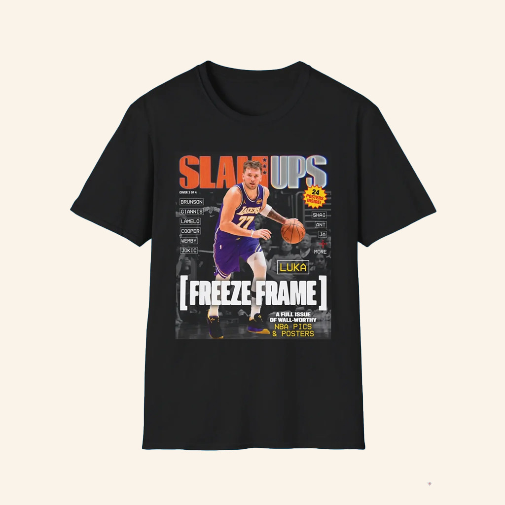 SLAMUPs Luka Doncic Magazine Shirt Best Gifts For Basketball Fans