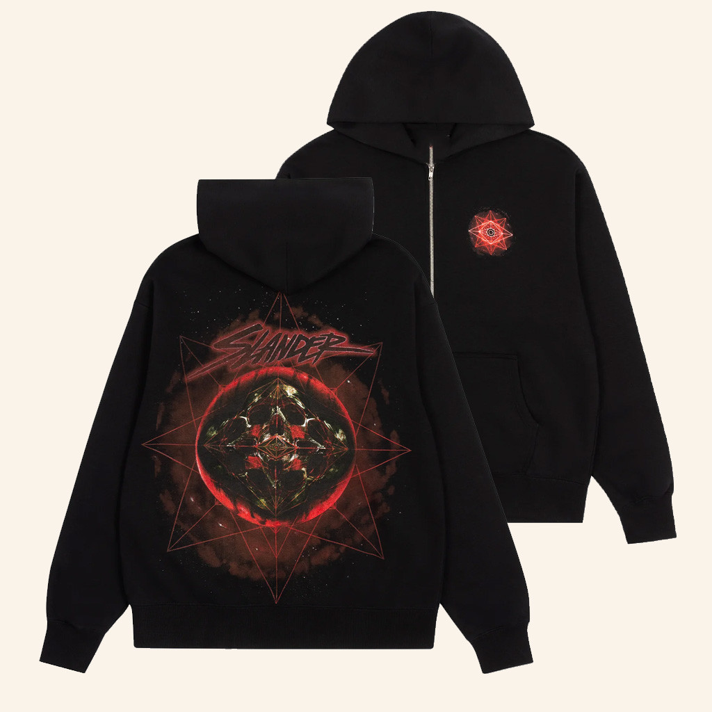Slander Merch Chaos Eye Zip Hoodie Husband Christmas Gift Ideas Slander Merch Chaos Eye Zip Hoodie Husband Christmas Gift Ideas