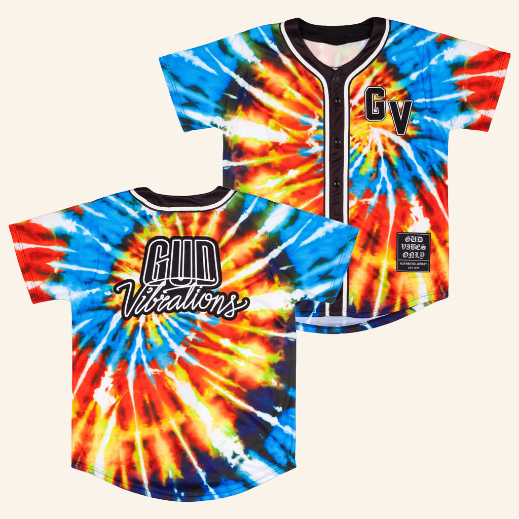 Slander Merch Gud Vibrations Tie Dye Jersey Christmas Gifts For Son