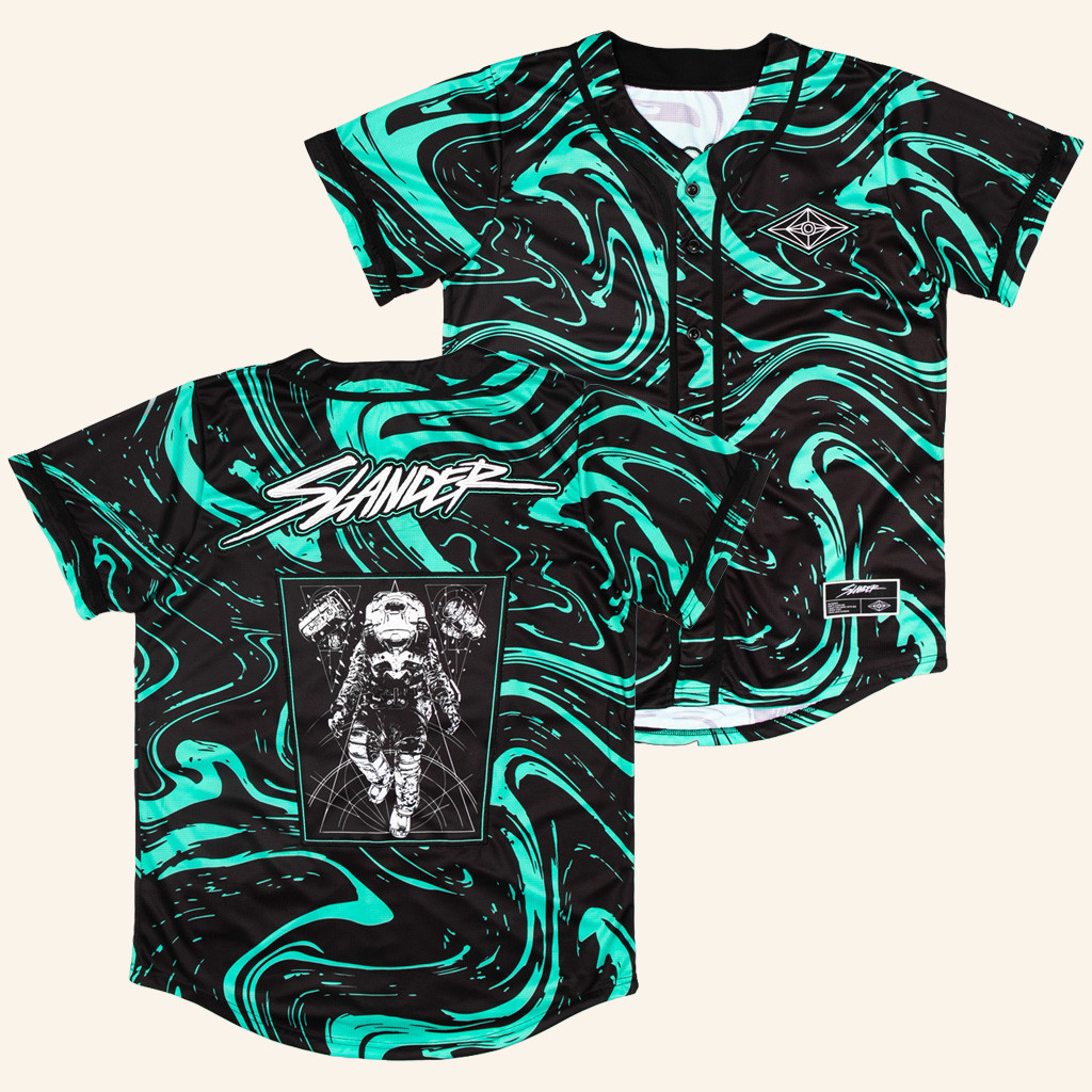 Slander Merch Spaceman Jersey Mint Marble Christmas Gifts For Friends