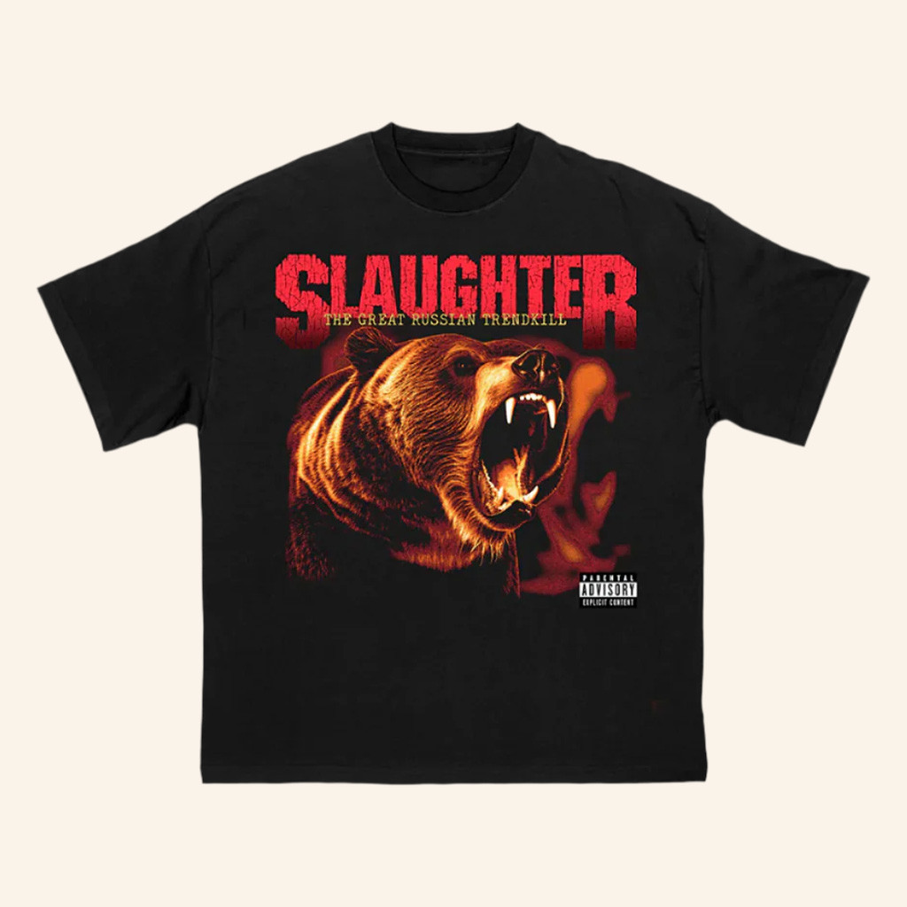 Slaughter To Prevail Merch Slaughter To Prevail Bear Tour T-Shirt Gifts For Father