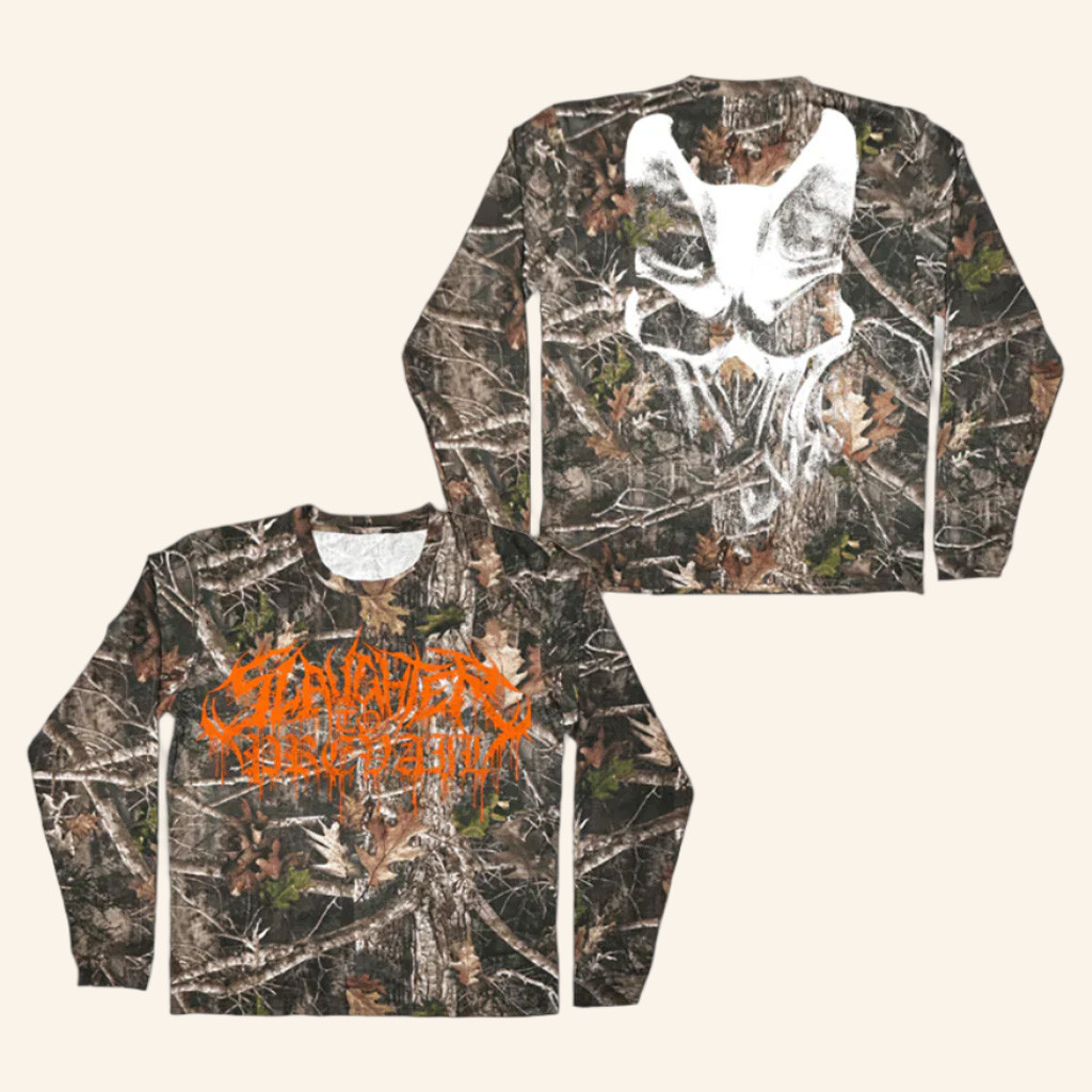 Slaughter To Prevail Merch Slaughter To Prevail Camo White Mask Long Sleeve T-Shirt Fan Gifts Slaughter To Prevail Merch Slaughter To Prevail Camo White Mask Long Sleeve T-Shirt Fan Gifts