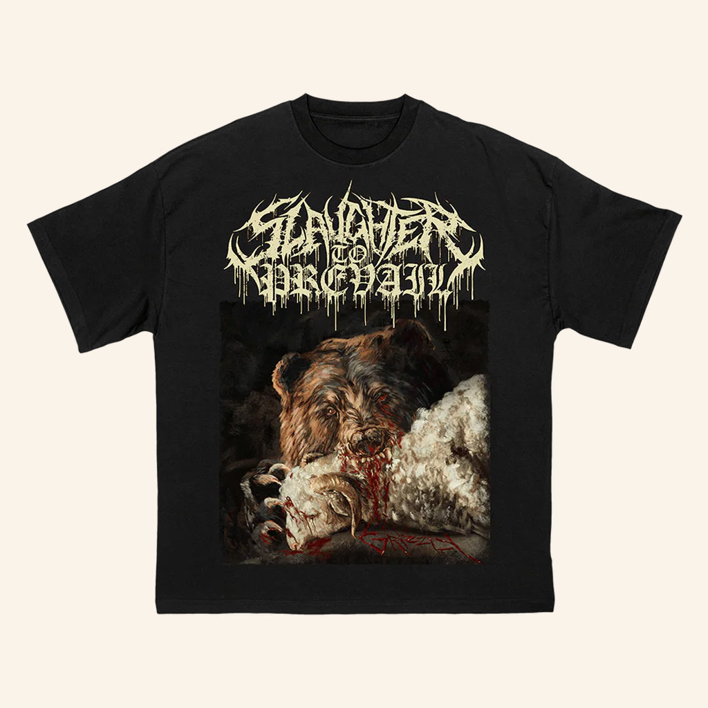 Slaughter To Prevail Merch Slaughter To Prevail Grizzly 4 T-Shirt Best Gifts For Music Lovers