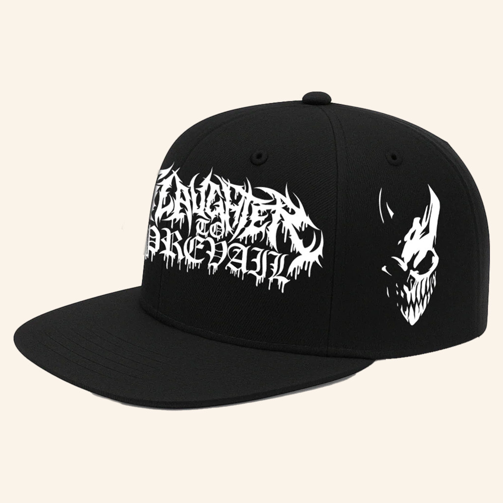 Slaughter To Prevail Merch Slaughter To Prevail Mask Logo Snapback Embroidered First Blood Hat Slaughter To Prevail Merch Slaughter To Prevail Mask Logo Snapback Embroidered First Blood Hat