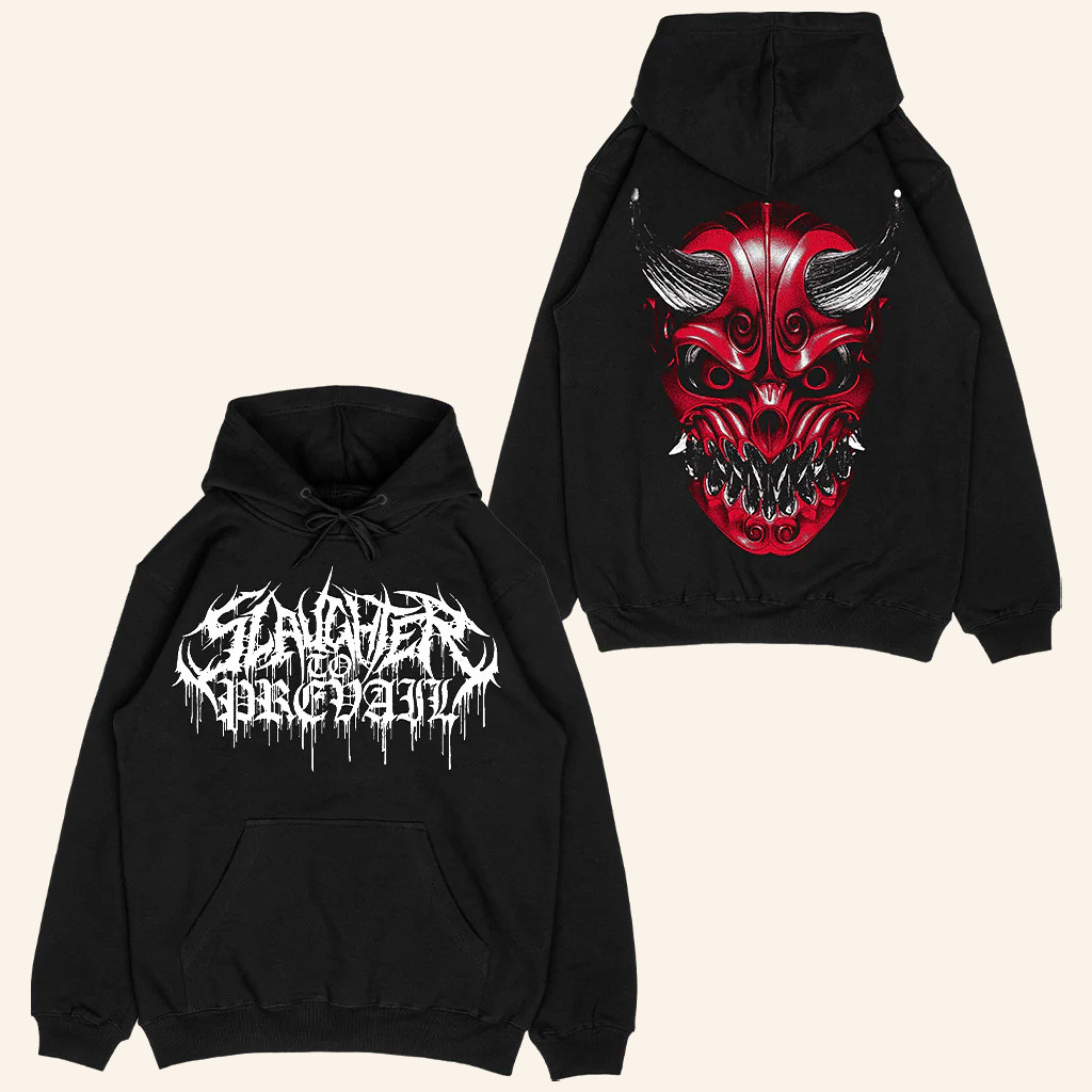 Slaughter To Prevail Merch Slaughter To Prevail Oni Hoodie Gifts For Brother