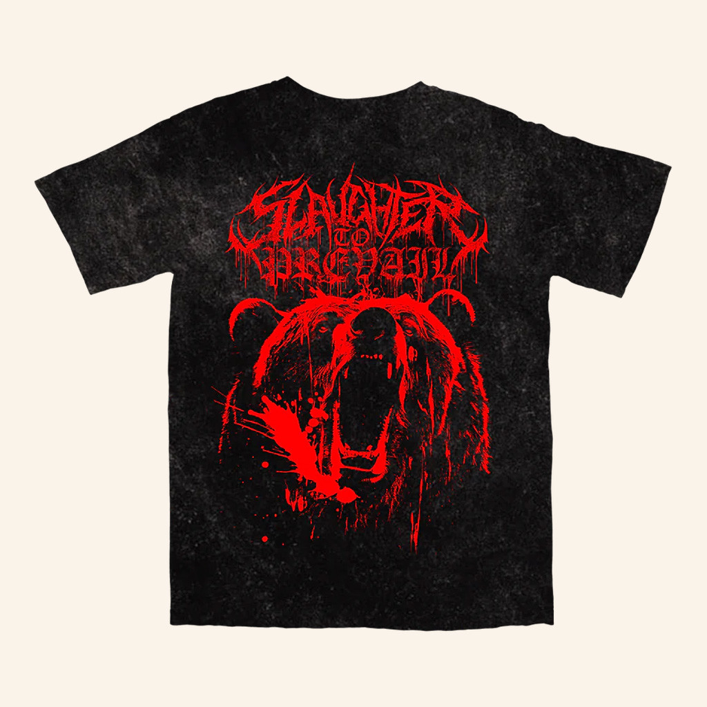 Slaughter To Prevail Merch Slaughter To Prevail Shirt Bear Fight T-Shirt Gifts For Brother