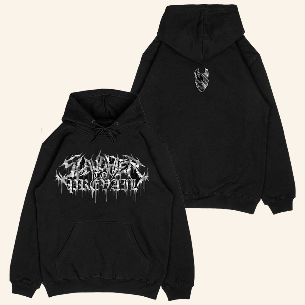 Slaughter To Prevail Merch Slaughter To Prevail Silver Glow Hoodie Best Gifts For Music Lovers
