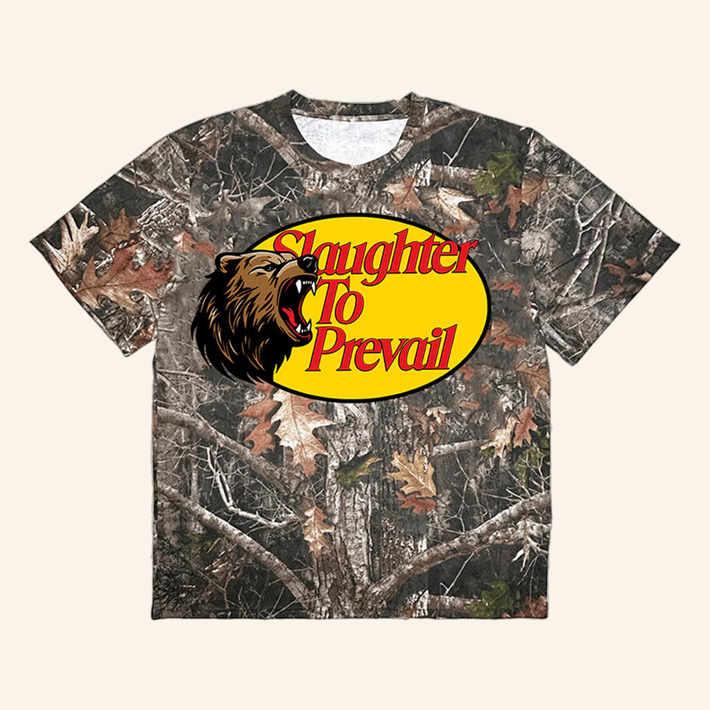 Slaughter To Prevail Merch Slaughter To Prevail STP Fishing T-Shirt Gifts For Dad