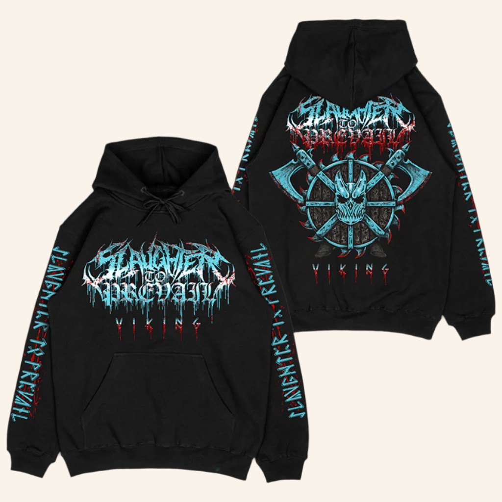 Slaughter To Prevail Merch Slaughter To Prevail Viking Hoodie Christmas Gifts For Him