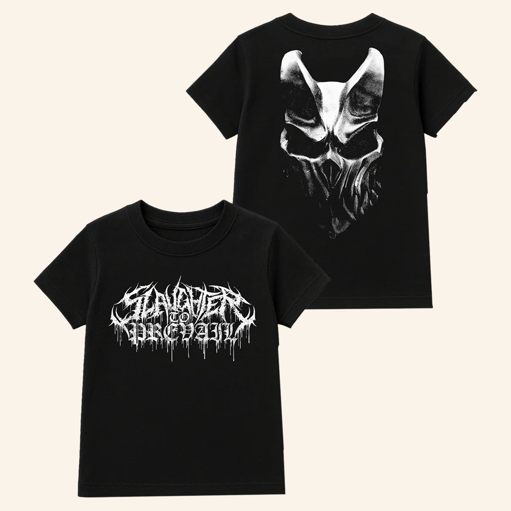 Slaughter To Prevail Merch Slaughter To Prevail White Mask Logo T-Shirt Music Lovers Gifts
