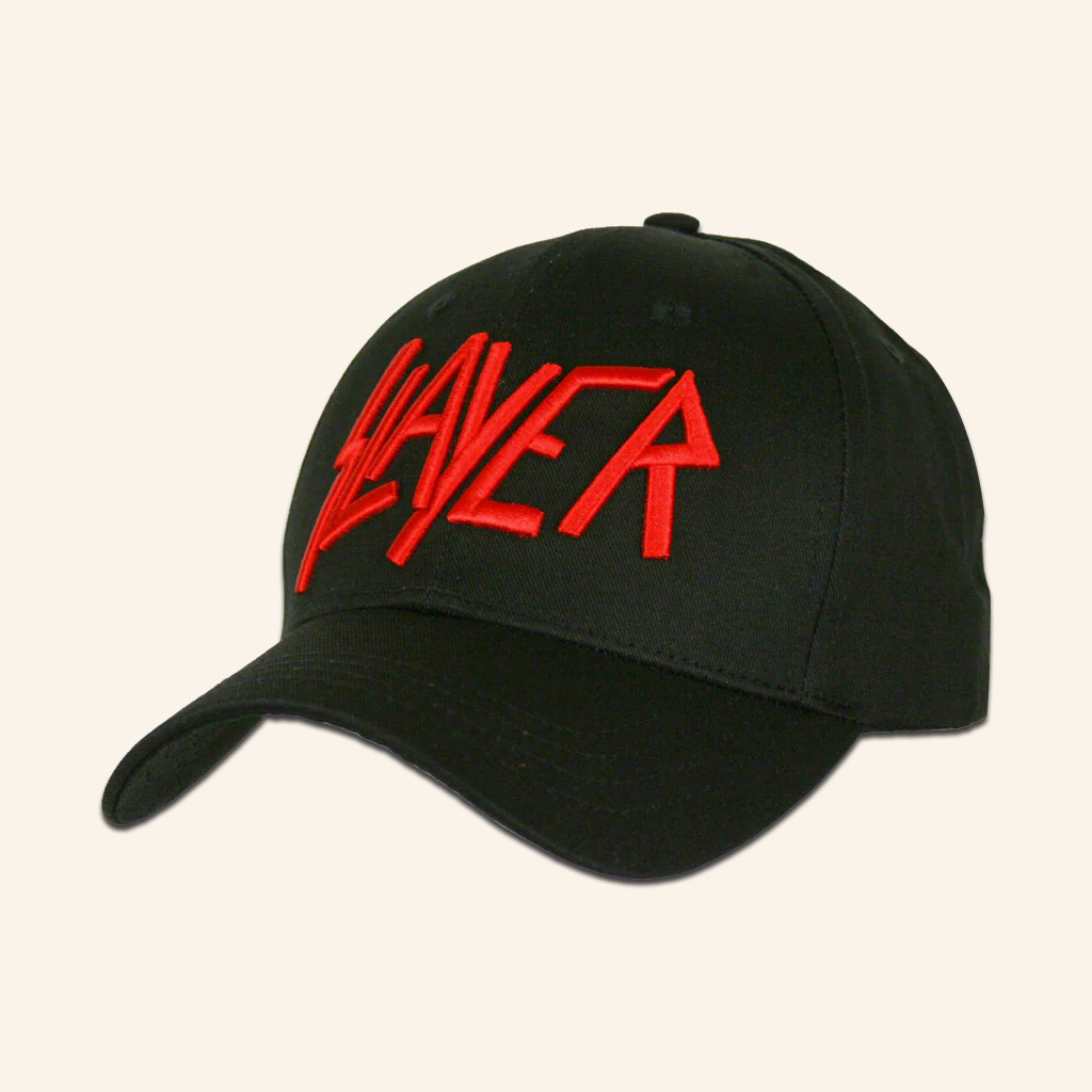 Slayer Merch Red Embroidered Logo Hat Christmas Gift Ideas For Dad Slayer Merch Red Embroidered Logo Hat Christmas Gift Ideas For Dad