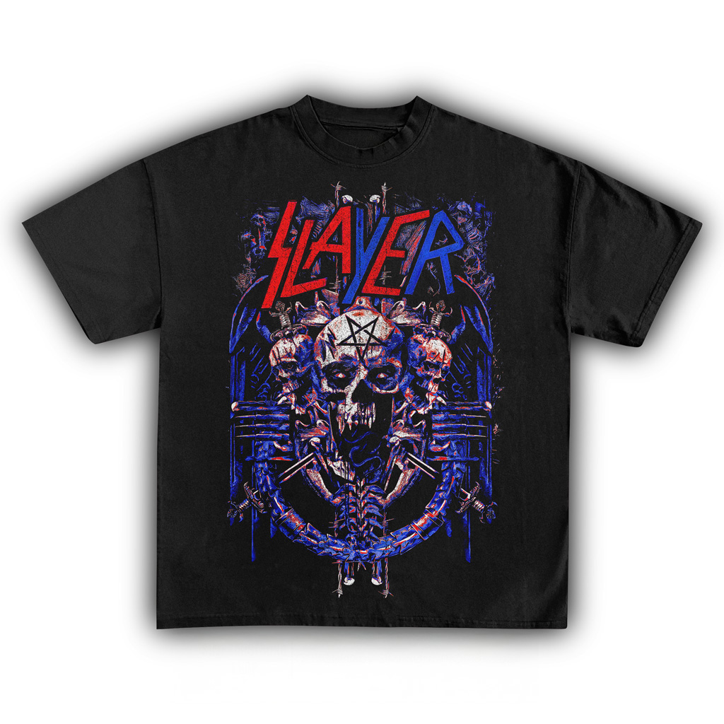 Slayer Skeletons Of Society Black Shirt Slayer Merch Music Gift Ideas For Guys