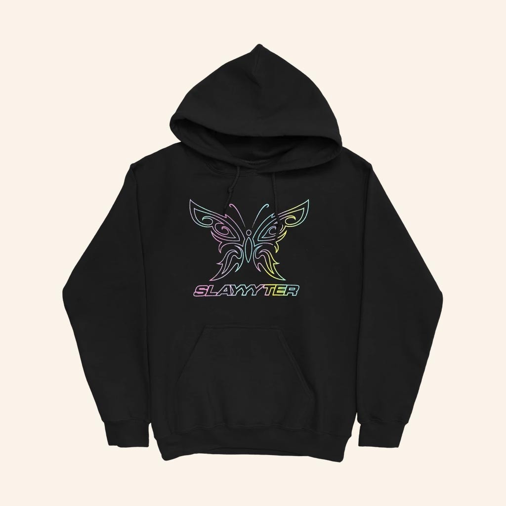 Slayyyter Merch Butterfly SLAYYYTER Hoodie Gift Ideas For Music Lovers
