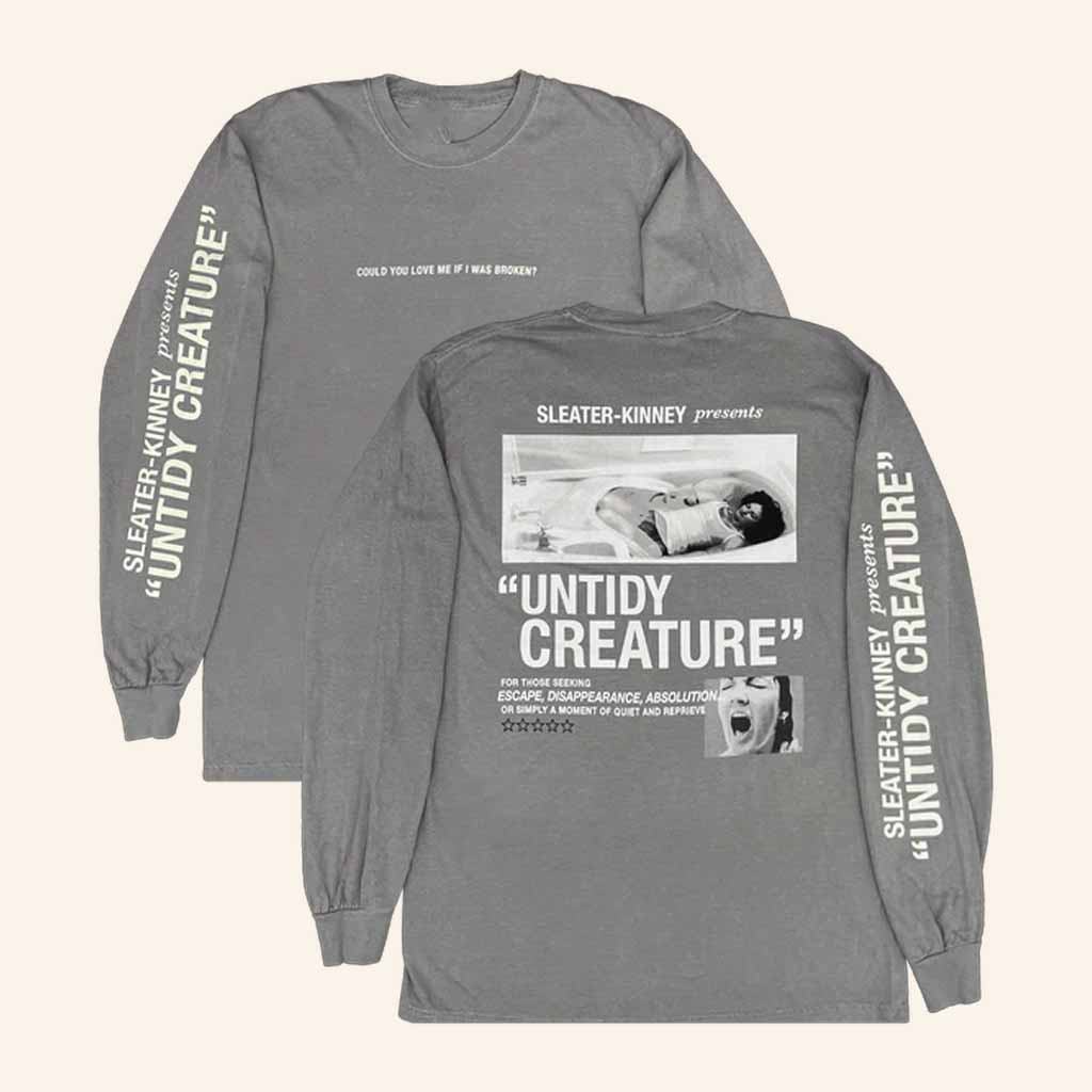 Sleater Kinney Merch Untidy Creatures Long Sleeve Shirt Gifts For Music Enthusiasts Sleater Kinney Merch Untidy Creatures Long Sleeve Shirt Gifts For Music Enthusiasts