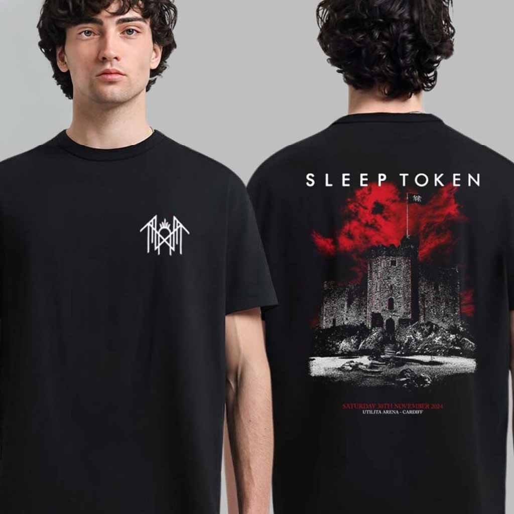 Sleep Token 2024 United Kingdom Tour Exclusive Merch Tee For Cardiff At Utilita Arena On 30 November 2024 T-Shirt Best Gifts For Boyfriend Sleep Token 2024 United Kingdom Tour Exclusive Merch Tee For Cardiff At Utilita Arena On 30 November 2024 T-Shirt Best Gifts For Boyfriend