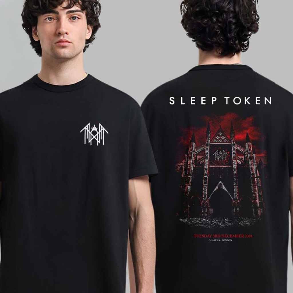 Sleep Token 2024 United Kingdom Tour Exclusive Merch Tee For London At O2 Arena On 3 December 2024 T-Shirt Gift Ideas For Fans