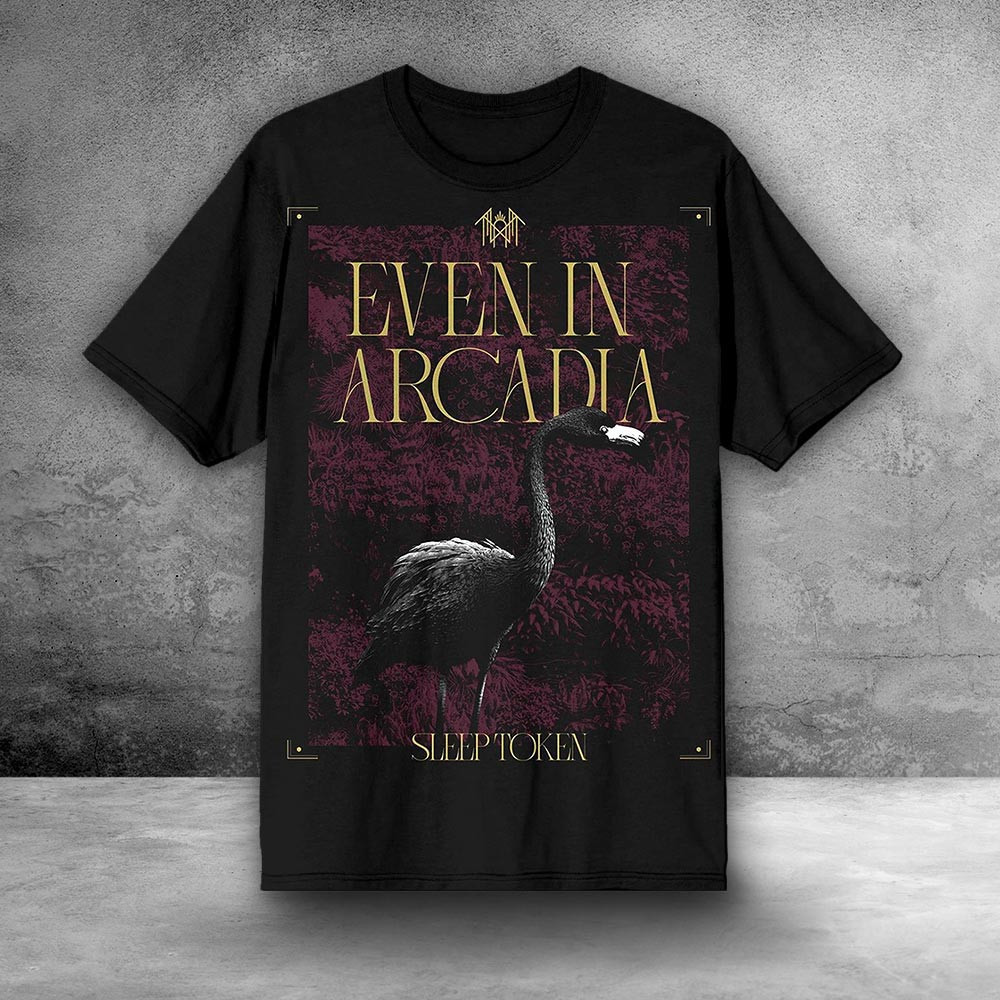 Sleep Token Even In Arcadia Flamingo T-Shirt Hot Topic Exclusive Rock Music Fan Merch