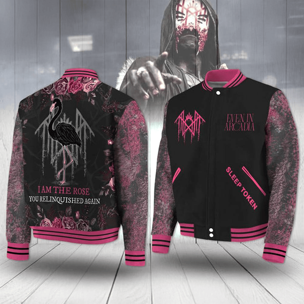 Sleep Token Even In Arcadia Limited Edition Baseball Jacket Unique Tour Merch For Music Fans