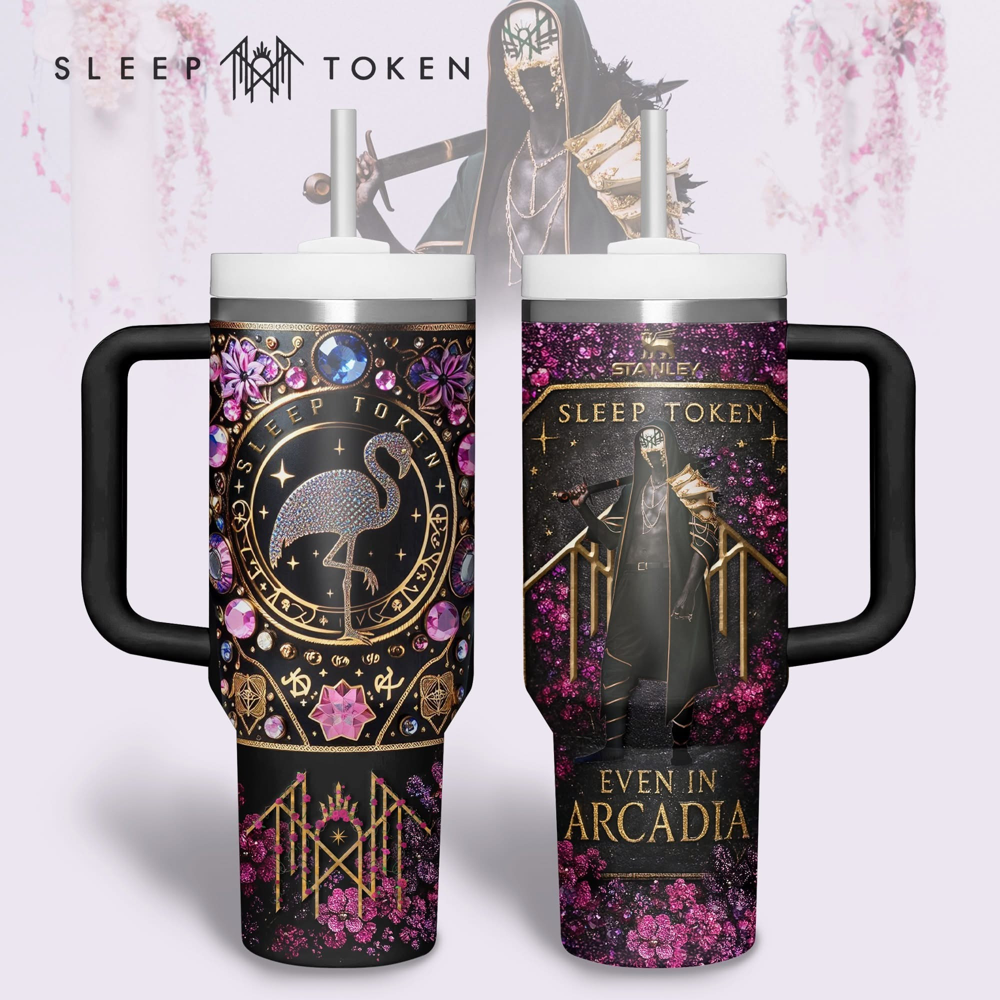 Sleep Token Even In Arcadia Tumbler Sleep Token Merchandise Gifts For Fans