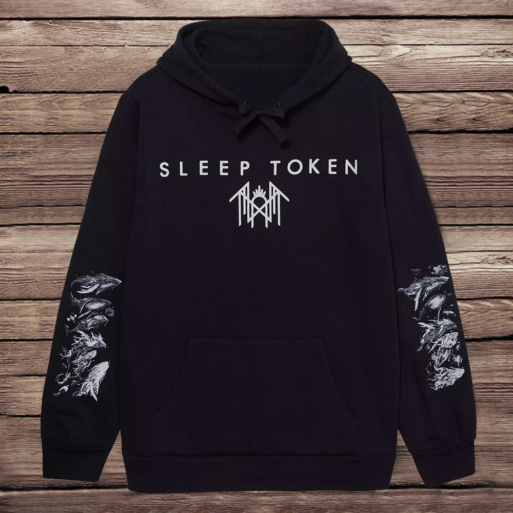 Sleep Token Hoodie Sea Creatures Sleep Token Band Tour Merch Hooded Sweatshirt Fan Gifts