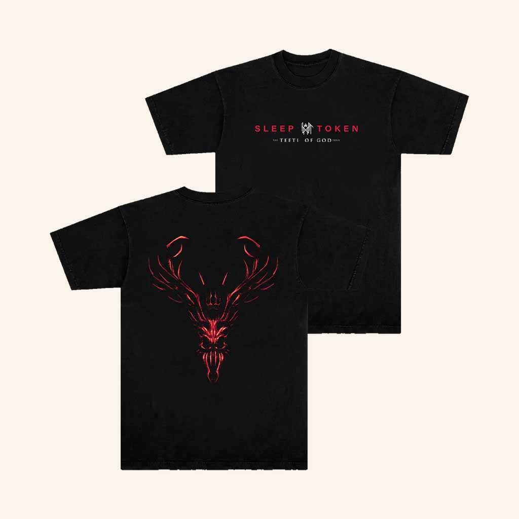 Sleep Token Merch Antlerhead Of God T-Shirt Gifts For Rock Lovers Sleep Token Merch Antlerhead Of God T-Shirt Gifts For Rock Lovers