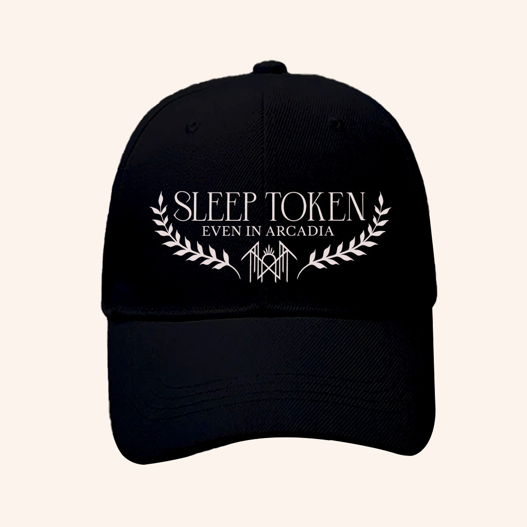 Sleep Token Merch Even In Arcadia Black Corduroy Hat Embroidered Gifts For Music Lovers Sleep Token Merch Even In Arcadia Black Corduroy Hat Embroidered Gifts For Music Lovers