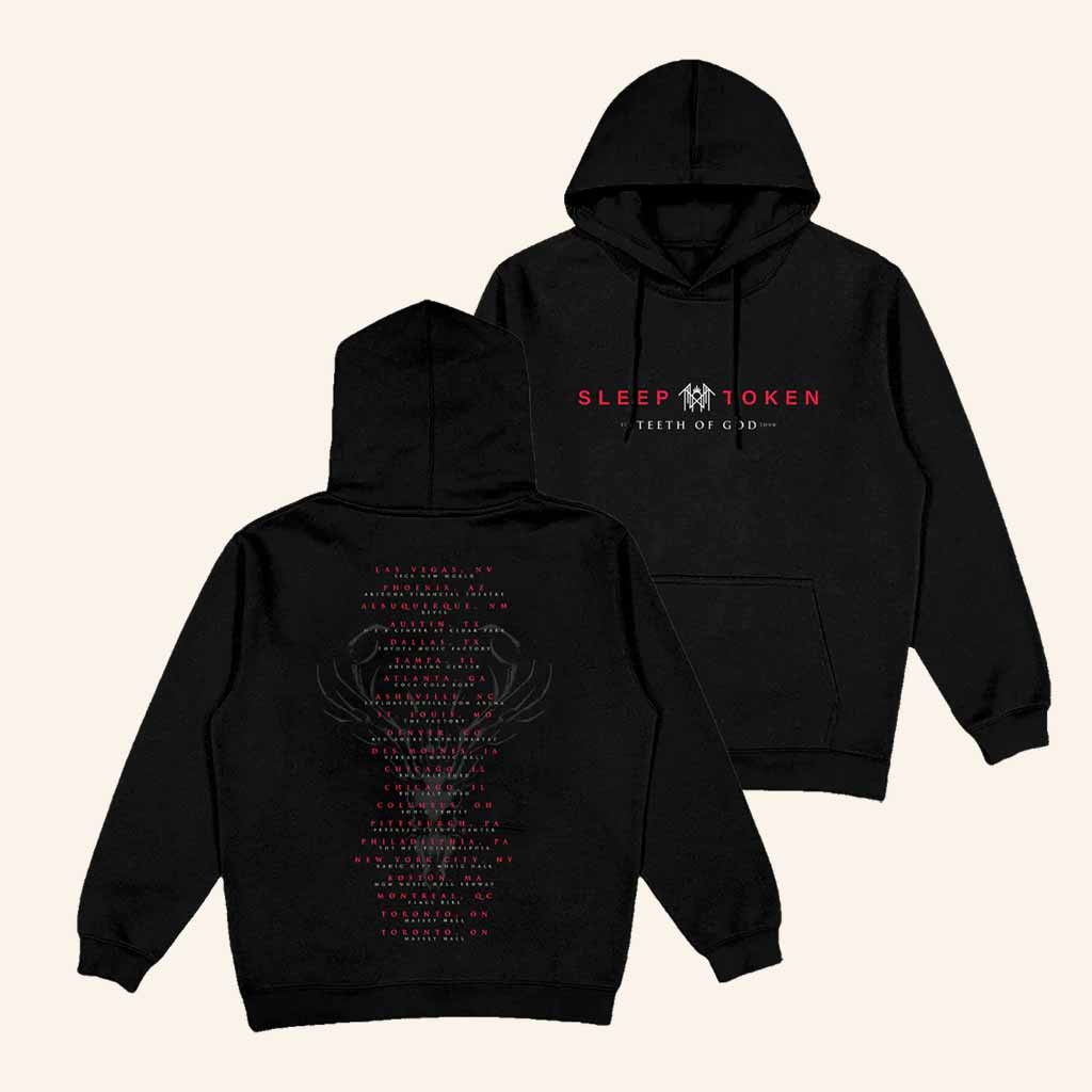 Sleep Token Merch Teeth Of God Tour Hoodie Christmas Gift Ideas For Him Sleep Token Merch Teeth Of God Tour Hoodie Christmas Gift Ideas For Him