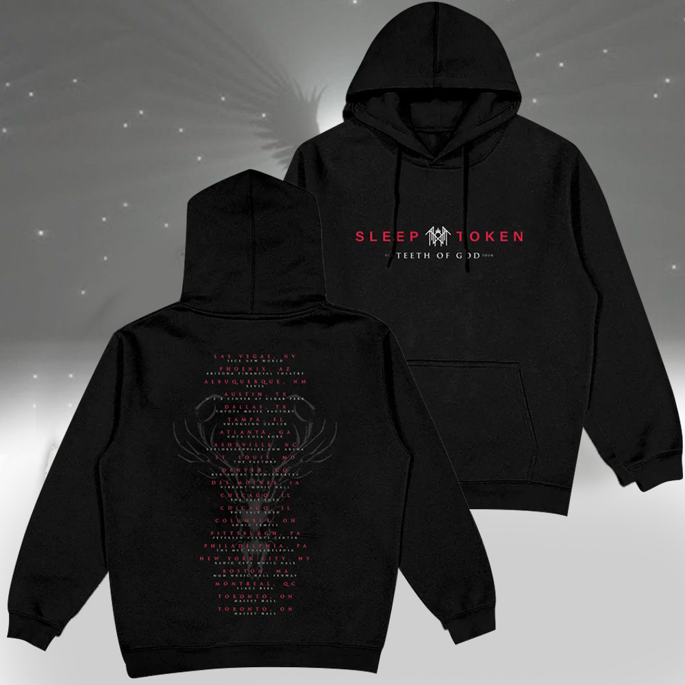 Sleep Token The Teeth Of God Hoodie Clothing Sleep Token Tour Fan Merch For Sale