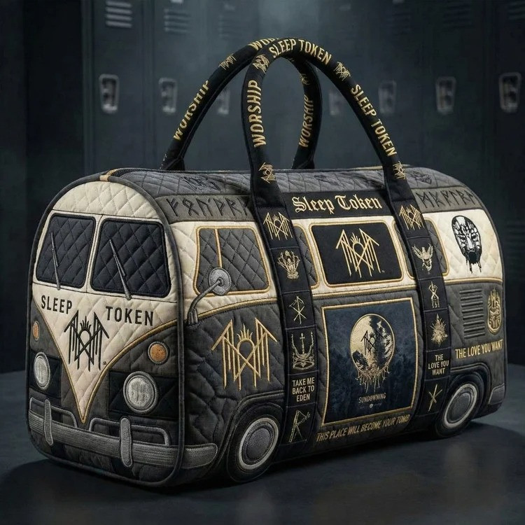 Sleep Token Worship Quilted Duffle Bag Take Me Back To Eden Fan Gear Best Gift For Sleep Token Fans