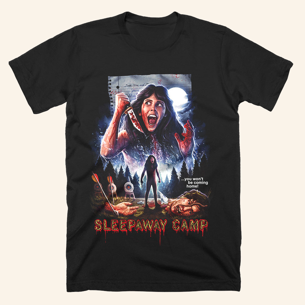 Sleepaway Camp Dear Mom and Dad T-Shirt Halloween Apparel Women's Gifts For Girlfriend